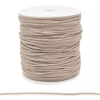 Шнур вощеный 2,0мм*100м 0371-9000 (С098 темно-бежевый)