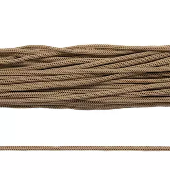 Шнур вязаный п/п 5мм*100м (5-04 бежевый)