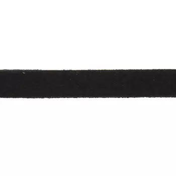 Шнур замшевый 5мм*50м (черный)