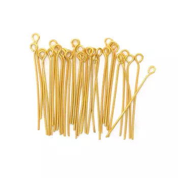 Штифт с петлей, 0,7*30мм, 50шт/уп OTH1518 Астра (золото)