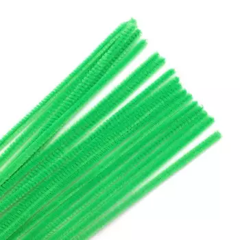 Синель-проволока, 12 мм*30см, 15шт/упак, Astra&amp;Craft (A-035 св.зеленый)