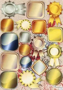 Скрап-карта Freedecor формата А4 арт.Sck (118 этикетки)