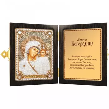 СМ7002 Набор для вышивания бисером 'Нова Слобода' 'Богородица Казанская', 7x10 см