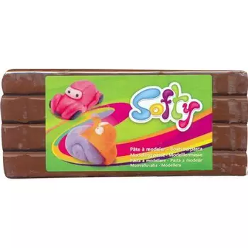 SO0870500 Пластилин SOFTY 500 гр. (800 коричневый)