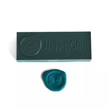 SP003 Сургуч в плитке синий, 200гр. HappyClay