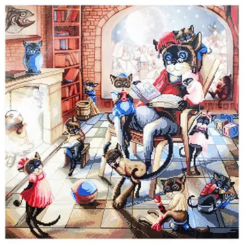 СР0168 Набор для вышивания 'Нова Слобода' 'У камина', 39х39 см