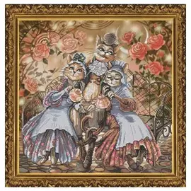 СР1144 Набор для вышивания 'Нова Слобода' 'Дружное семейство', 36х36 см