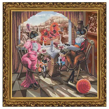 СР1155 Набор для вышивания 'Нова Слобода' 'Семейный завтрак', 36х36 см