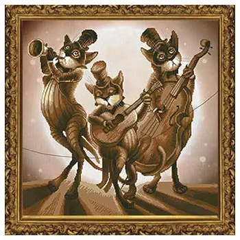 СР1165 Набор для вышивания 'Нова Слобода' 'Трио', 38x38 см