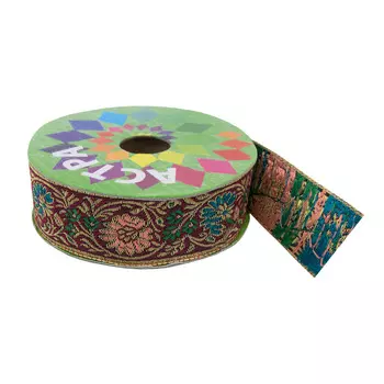 SR1258 Тесьма жаккардовая, 30 мм*9 м, 'Астра' (С16)