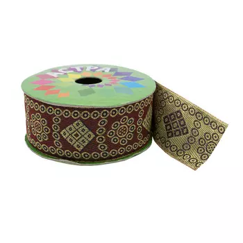 SR1358 Тесьма жаккардовая, 40 мм*9 м, Astra&amp;Craft (25)