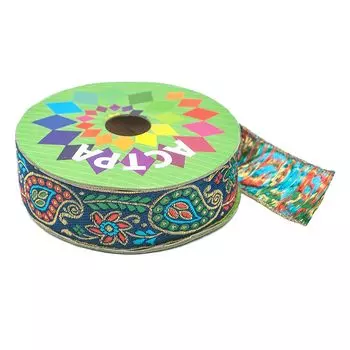 SR1465 Тесьма жаккардовая, 30 мм*9 м, 'Астра' (С9)