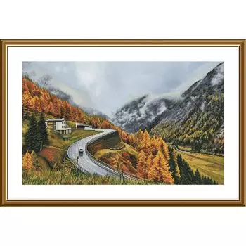 СР1507 Набор для вышивания 'Горный туман' 28*46 см