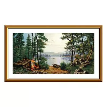 СР1508 Набор для вышивания 'У озера' 56*28см