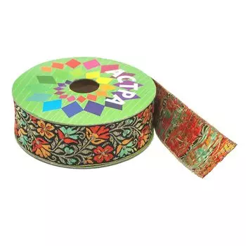 SR1867 Тесьма жаккардовая, 30 мм*9 м, 'Астра' (С20)