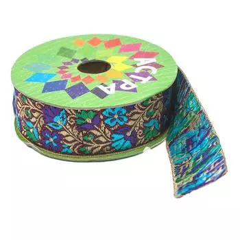 SR1867 Тесьма жаккардовая, 30 мм*9 м, 'Астра' (С12)