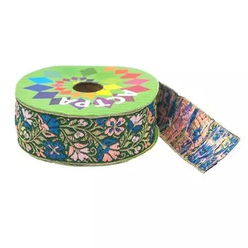 SR1867 Тесьма жаккардовая, 30 мм*9 м, 'Астра' (С4)