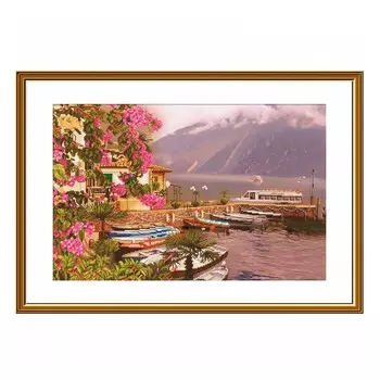СР3260 Набор для вышивания 'Озеро Гарда'44 x 28 см