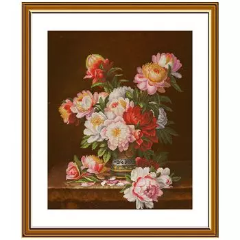 СР3296 Набор для вышивания 'Пионы'30 x37 см