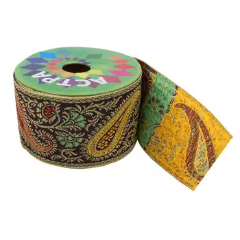 SR932 Тесьма жаккардовая, 60 мм*9 м, 'Астра' (C10)