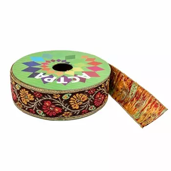 SR967 Тесьма жаккардовая, 30 мм*9 м, 'Астра' (C10)