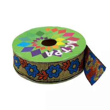 SR970 Тесьма жаккардовая, 30 мм*9 м, Astra&amp;Craft (золото/51)