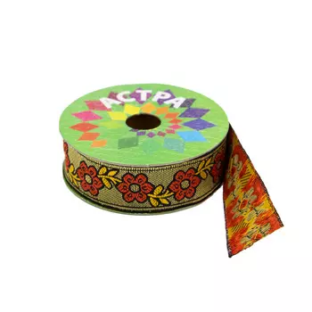 SR970 Тесьма жаккардовая, 30 мм*9 м, Astra&amp;Craft (золото/25)