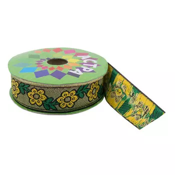 SR970 Тесьма жаккардовая, 30 мм*9 м, Astra&amp;Craft (золото/61)