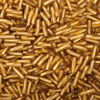 Стеклярус крученый Астра, 500г (М-22Т золотой(крученый))