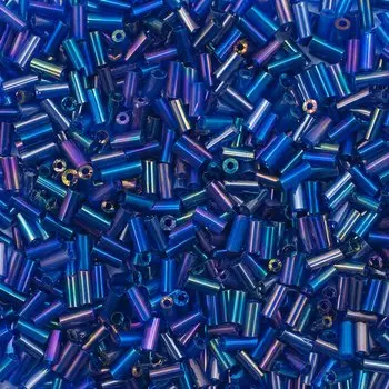 Стеклярус, (стекло), 5 мм, упак./20 гр., 'Астра' (168 синий)