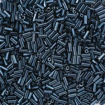 Стеклярус, (стекло), 5 мм, упак./20 гр., Astra&amp;Craft (573 серый(круг)/эф.камня)