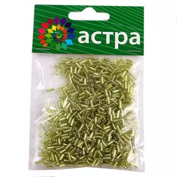Стеклярус, (стекло), 5 мм, упак./20 гр., 'Астра' (24 салат)
