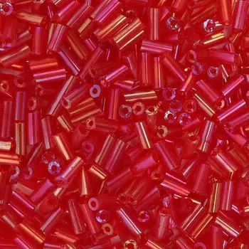 Стеклярус, (стекло), 5 мм, упак./20 гр., Astra&amp;Craft (165B фиолетово-радужный)