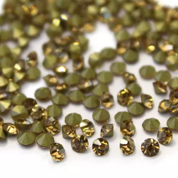 Стразы конусовидные риволи 2,5мм, ss8, 6гр./упак (стекло) (221)