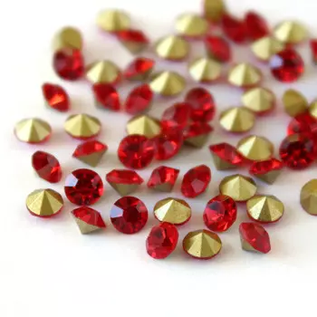 Стразы конусовидные риволи 3,8мм, ss16, 8гр./упак (стекло) (227)