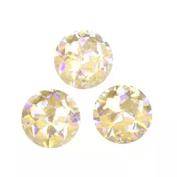 Стразы пришивные, акриловые, 20мм, 5шт/упак (круглые) Астра (48 северное сияние)