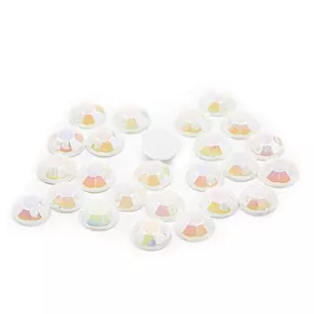 Стразы пришивные, акриловые, 6мм, 25шт/упак (круглые) Astra&amp;Craft (NAB50 белый АВ)