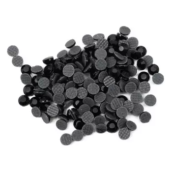 Стразы термоклеевые, 2,8мм, ss10, 150шт/упак (102 черный)