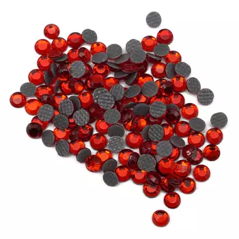 Стразы термоклеевые, 2,8мм, ss10, 150шт/упак (106 красный)