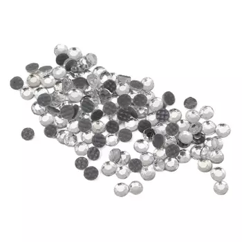 Стразы термоклеевые, 2мм, ss6, 150шт/упак (101 серебряный)