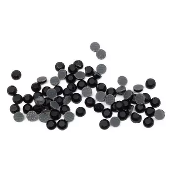 Стразы термоклеевые, 2мм, ss6, 150шт/упак (102 черный)