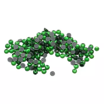 Стразы термоклеевые, 2мм, ss6, 150шт/упак (114 зеленый)