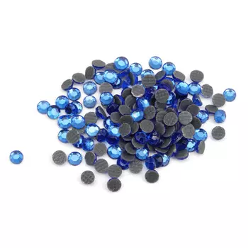 Стразы термоклеевые, 2мм, ss6, 150шт/упак (117 светло-синий)