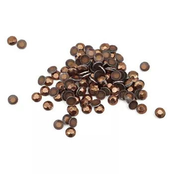 Стразы термоклеевые, 2мм, ss6, 150шт/упак (123 коричневый)