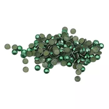 Стразы термоклеевые, 3мм, ss12, 150шт/упак (110 темно-зеленый)