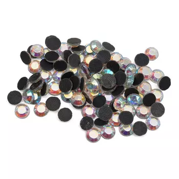 Стразы термоклеевые, 4,8мм, ss20, 100шт/упак (119AB голубой)