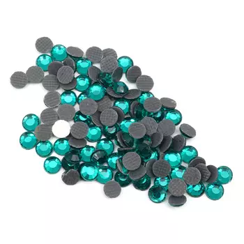 Стразы термоклеевые, 4мм, ss16, 100шт/упак (126 голубой)