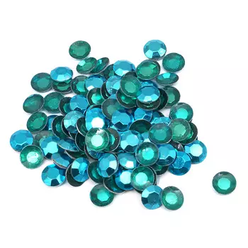 Стразы термоклеевые, 5мм, ss22, 100шт/упак (113 голубой)