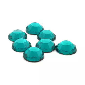 Стразы термоклеевые, 7,5мм, ss34, 100шт/упак (126 бирюзовый)