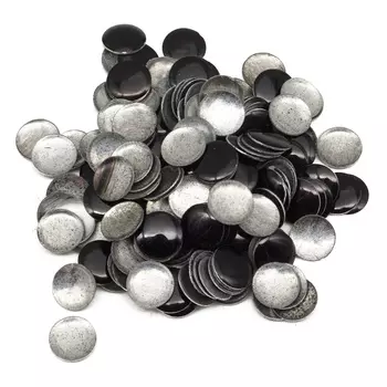 Стразы термоклеевые металлические 5мм, 150шт/упак, черный